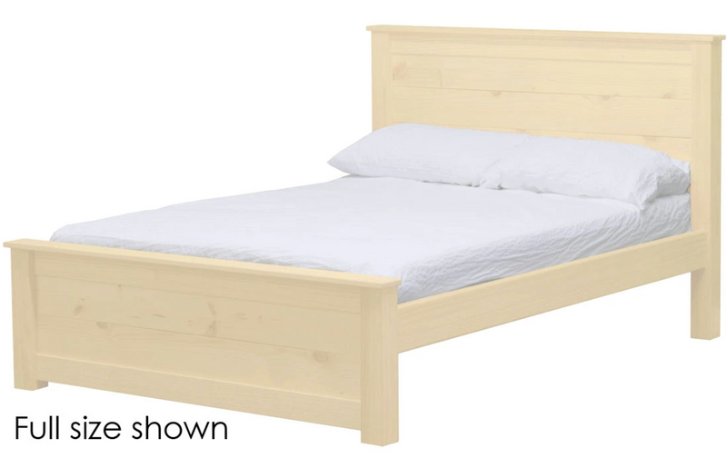 HarvestRoots Bed, King, 43" Headboard and 19" Footboard, By Crate Designs. 46539