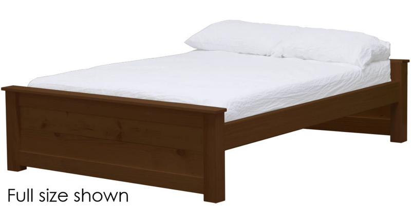 HarvestRoots Bed, King, 19" Headboard and Footboard, By Crate Designs. 46599
